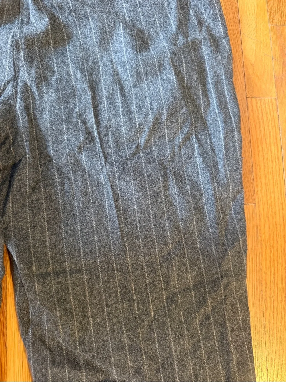 Women’s Gray Pinstripe Dress Pants